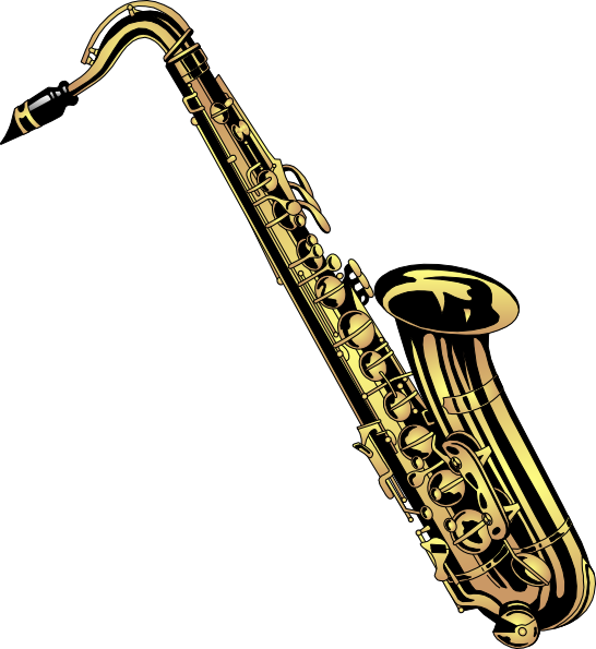 Saxophone 6 clip art - vector clip art online, royalty free ...