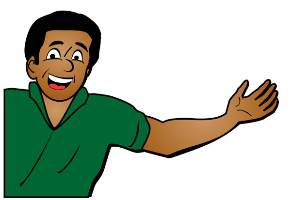 Clipart person speaking