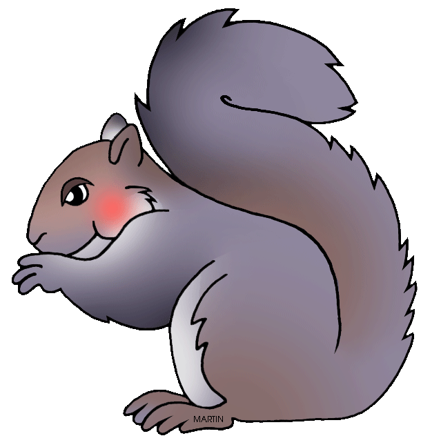 Cartoon squirrel clip art - Clipartix