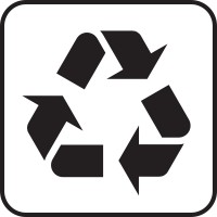 Recycle clipart black and white free images - Clipartix