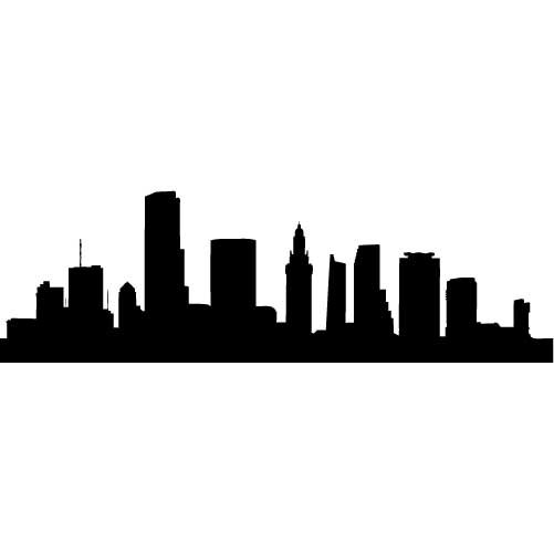 New York City Skyline Outline