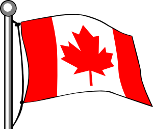 Canada flag clip art