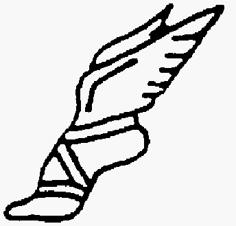 Track And Field Winged Foot - ClipArt Best