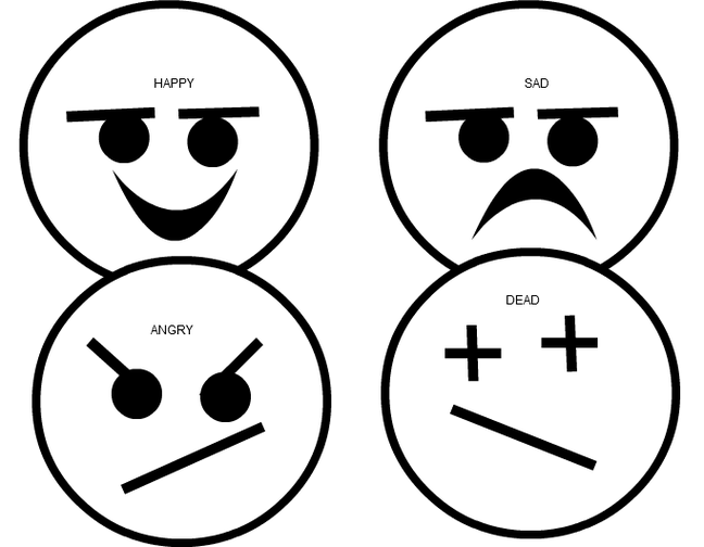 Stripgeneratorcom HAPPY SAD ANGRY DEAD Clipart - Free to use Clip ...