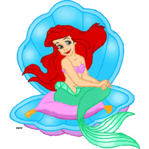 The little mermaid clip art