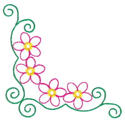 Flower Border Patterns - ClipArt Best