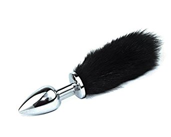 Amazon.com: Metal Butt Plug Fox Rabbit Tail Anal Plug Sexual Show ...