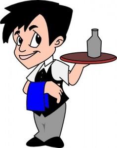 24+ Cartoon Waiter Clipart