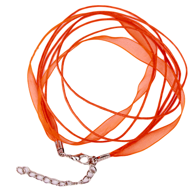 Popular Orange Ribbon Necklace-Buy Cheap Orange Ribbon Necklace ...