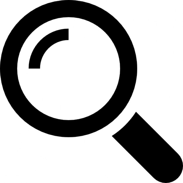 Zoom in interface symbol of a magnifier with plus sign Icons ...