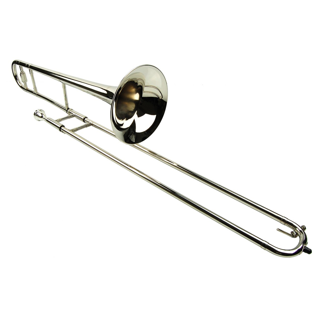 Silver Nickel Plated Trombone - Merano Musical Instruments
