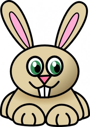 Rabbit clip art Vector clip art - Free vector for free download