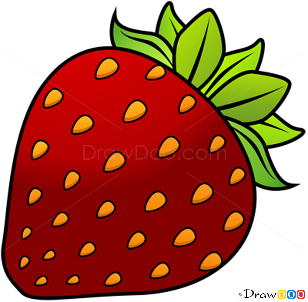 How to Draw Strawberry, Fruits