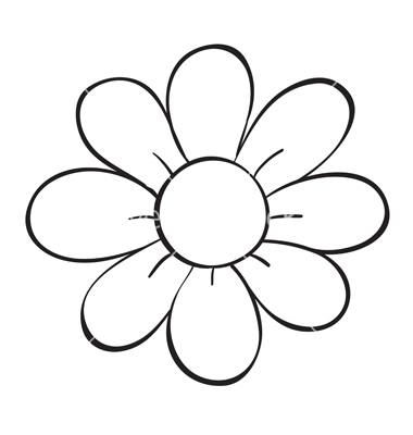 drawing of a flower how to draw an easy flower, step step, flowers ...