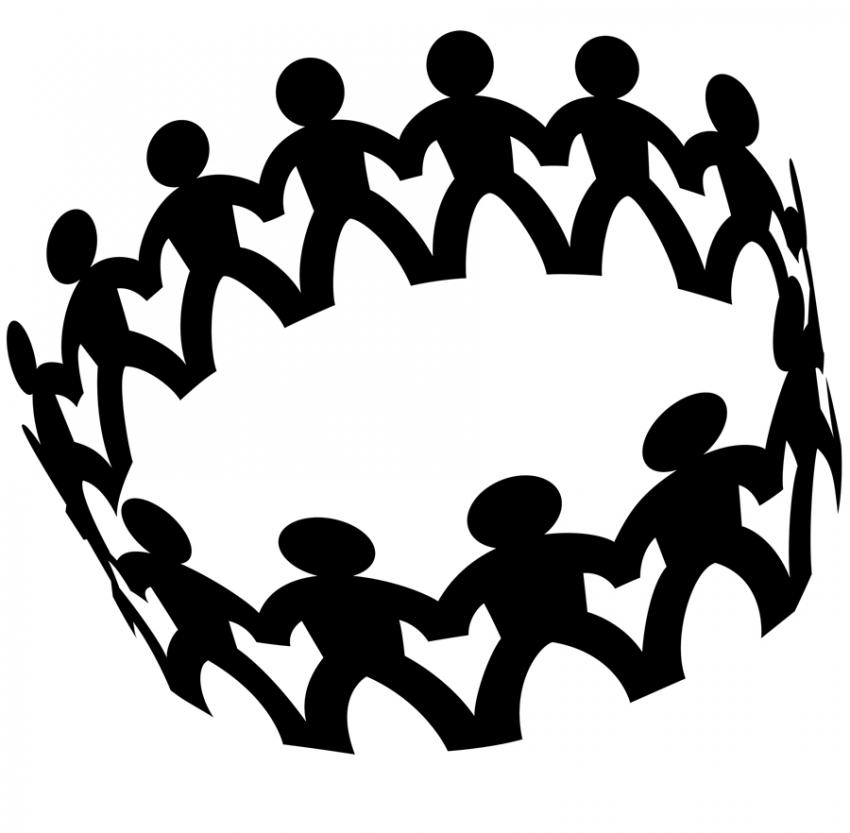 Clipart circle of friends