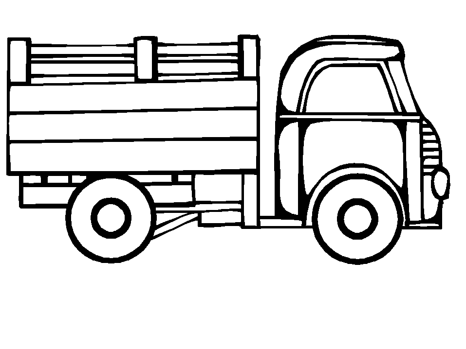 Truck Coloring Page with Truck Coloring Pages Coloringpages1001 ...