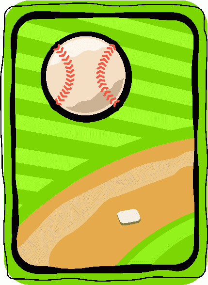 Baseball field clipart free