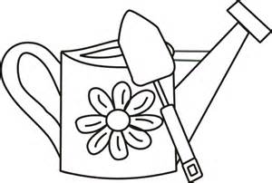 Watering Can Coloring Page Coloring Pages