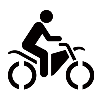 Stencils | Sign | Recreational Guide Symbol Stencils | Motor Bike ...