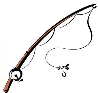 Clipart fishing rod