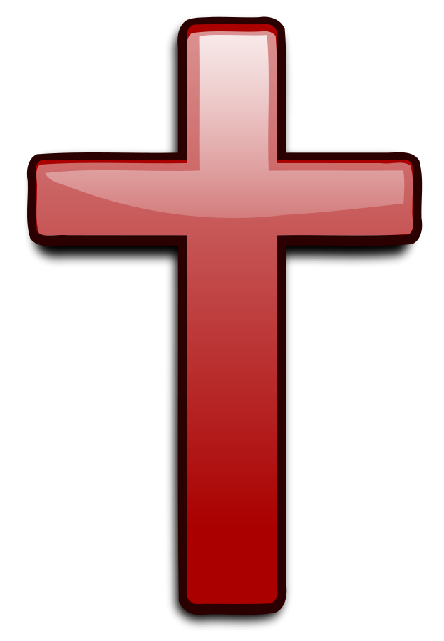 Clip art of a cross