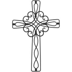 Decorative cross clipart