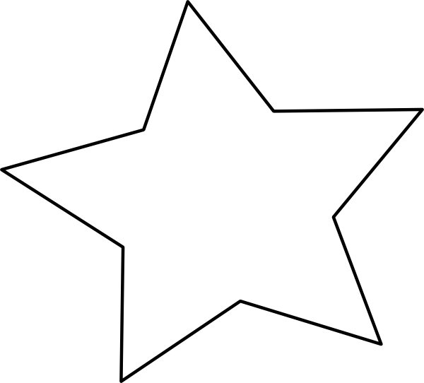 Star Clip Art Outline - Free Clipart Images