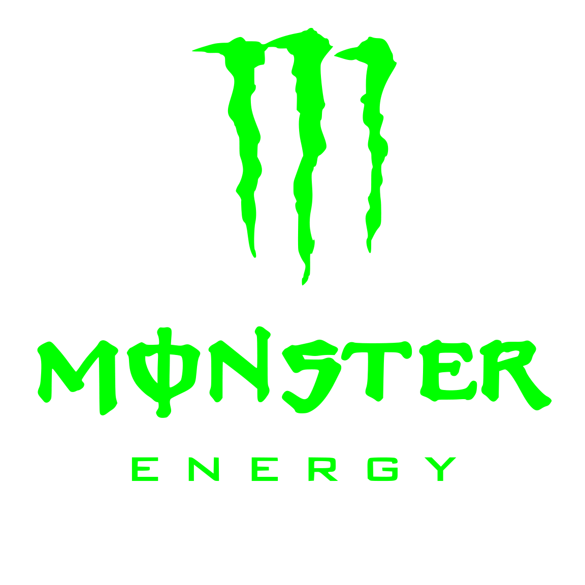 Monster Energy Stencil