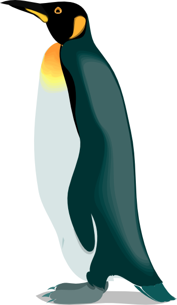 Emperor penguin clipart