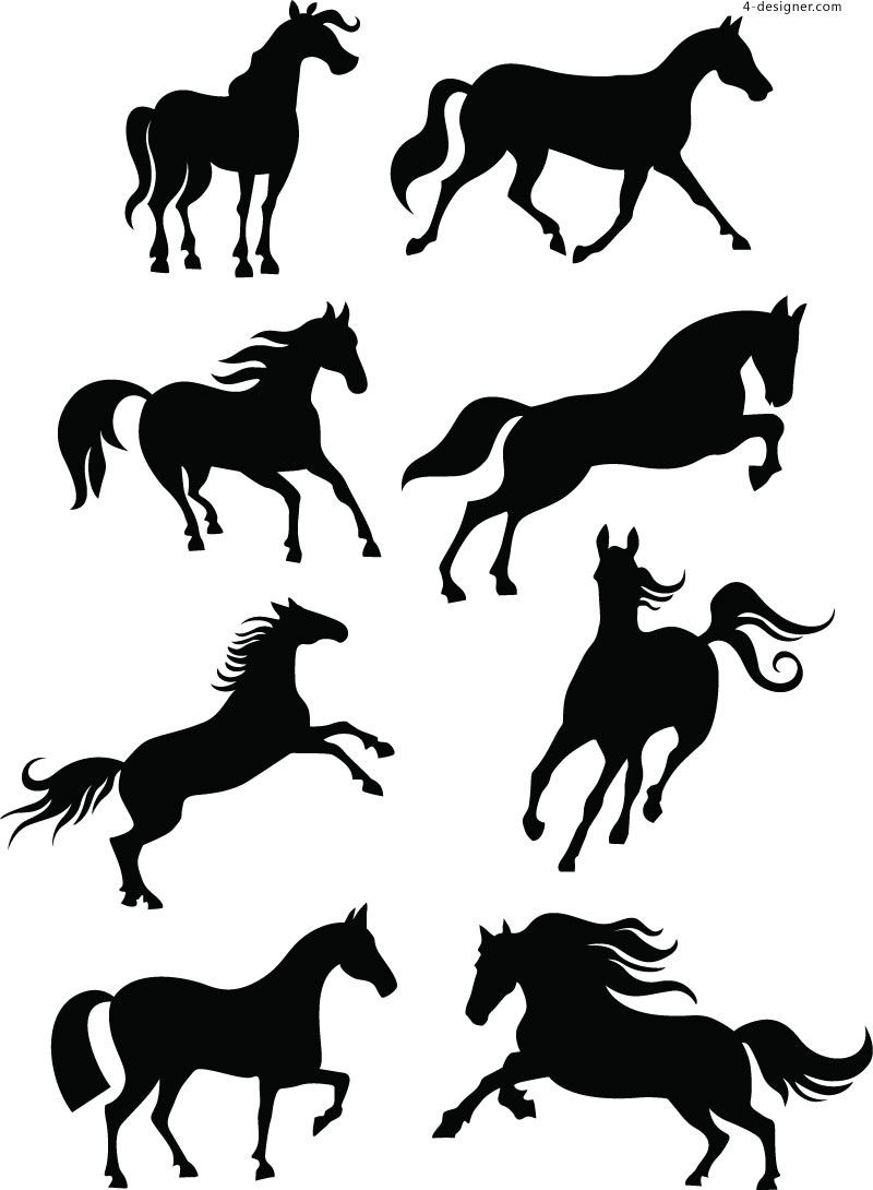 Horse Silhouette Vector | Free Download Clip Art | Free Clip Art ...