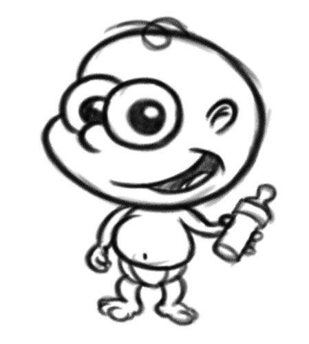 Cartoon Drawings Of Babies - ClipArt Best