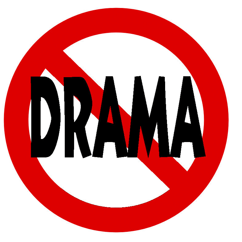 No More Drama Clipart