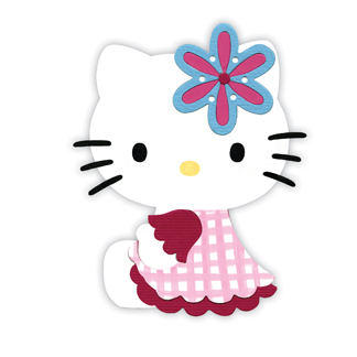 Sizzix - Bigz Die - Hello Kitty Collection - Die Cutting Template ...