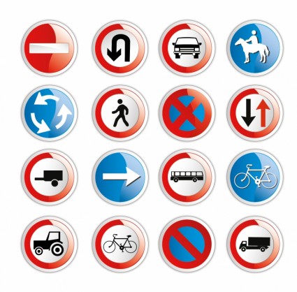 Traffic signs vector free download Free vector for free download ...