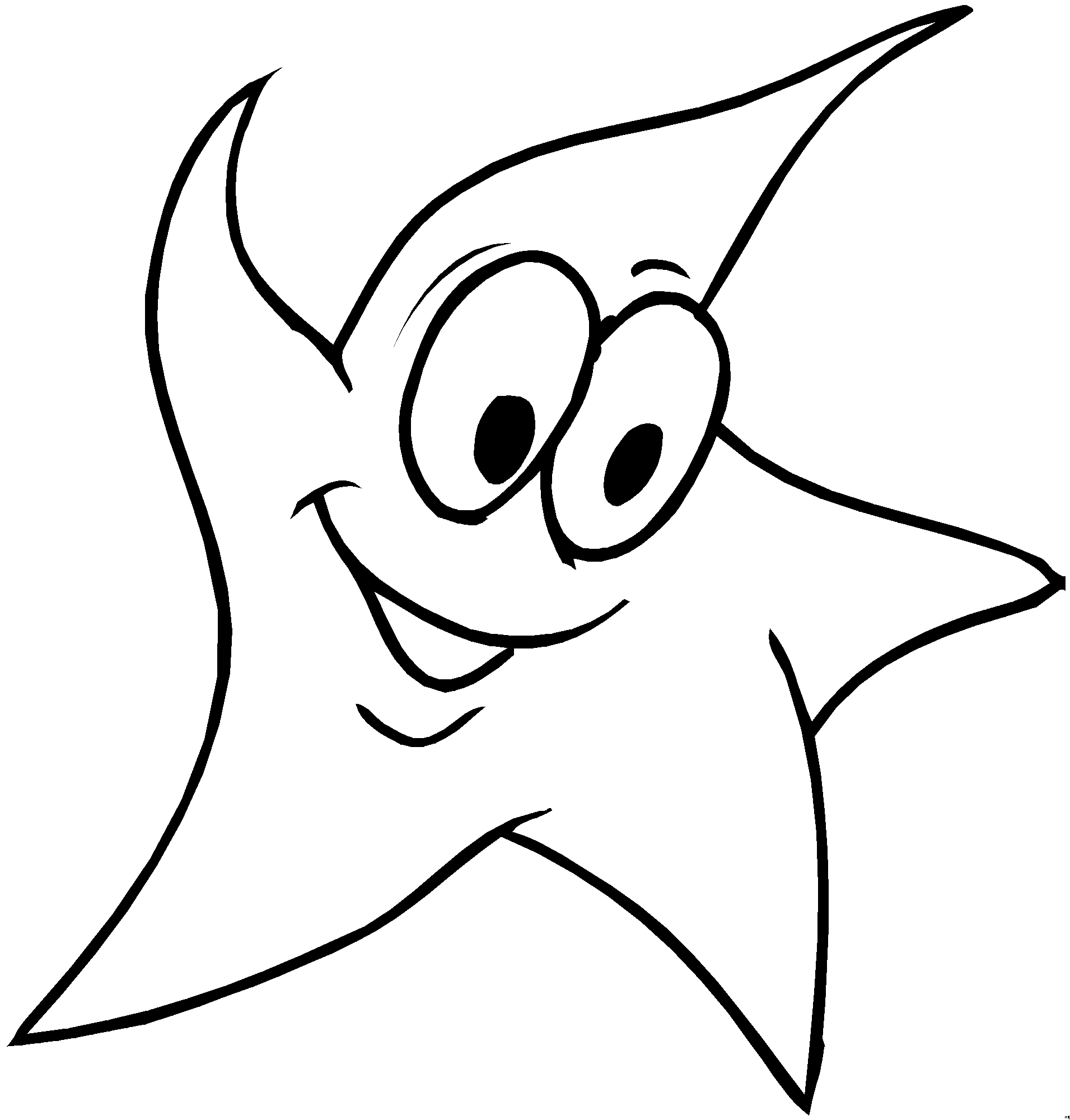 Printable Star Coloring Page 3175