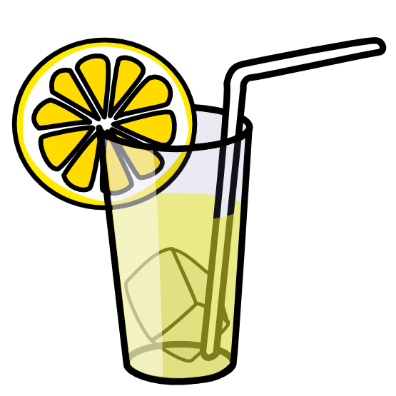 nicubunu lemonade glass SVG