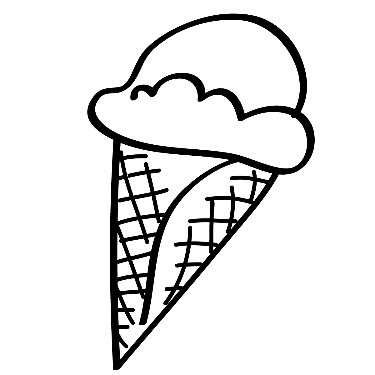 pic1 Drawing icecreamcone ice cream cone coloring pages ...