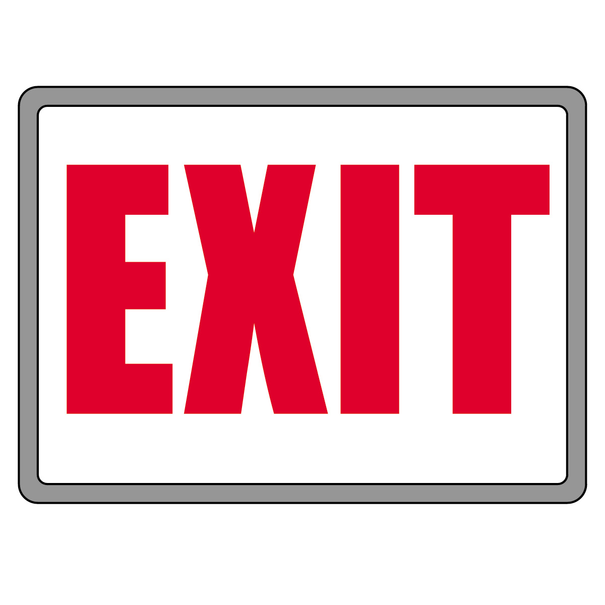 Exit Sign ClipArt Best