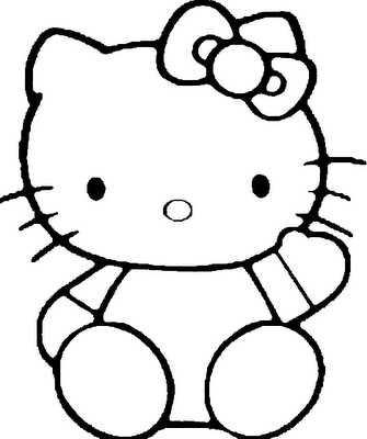 Hello Kitty Cake Template - ClipArt Best