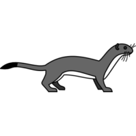 Weasel clip art free vector - Free Clipart Images