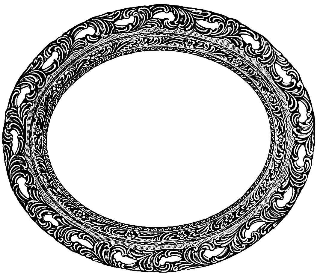 57+ Oval Picture Frames Clip Art
