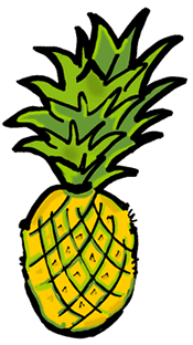 Transparent pineapple clipart - ClipartFox