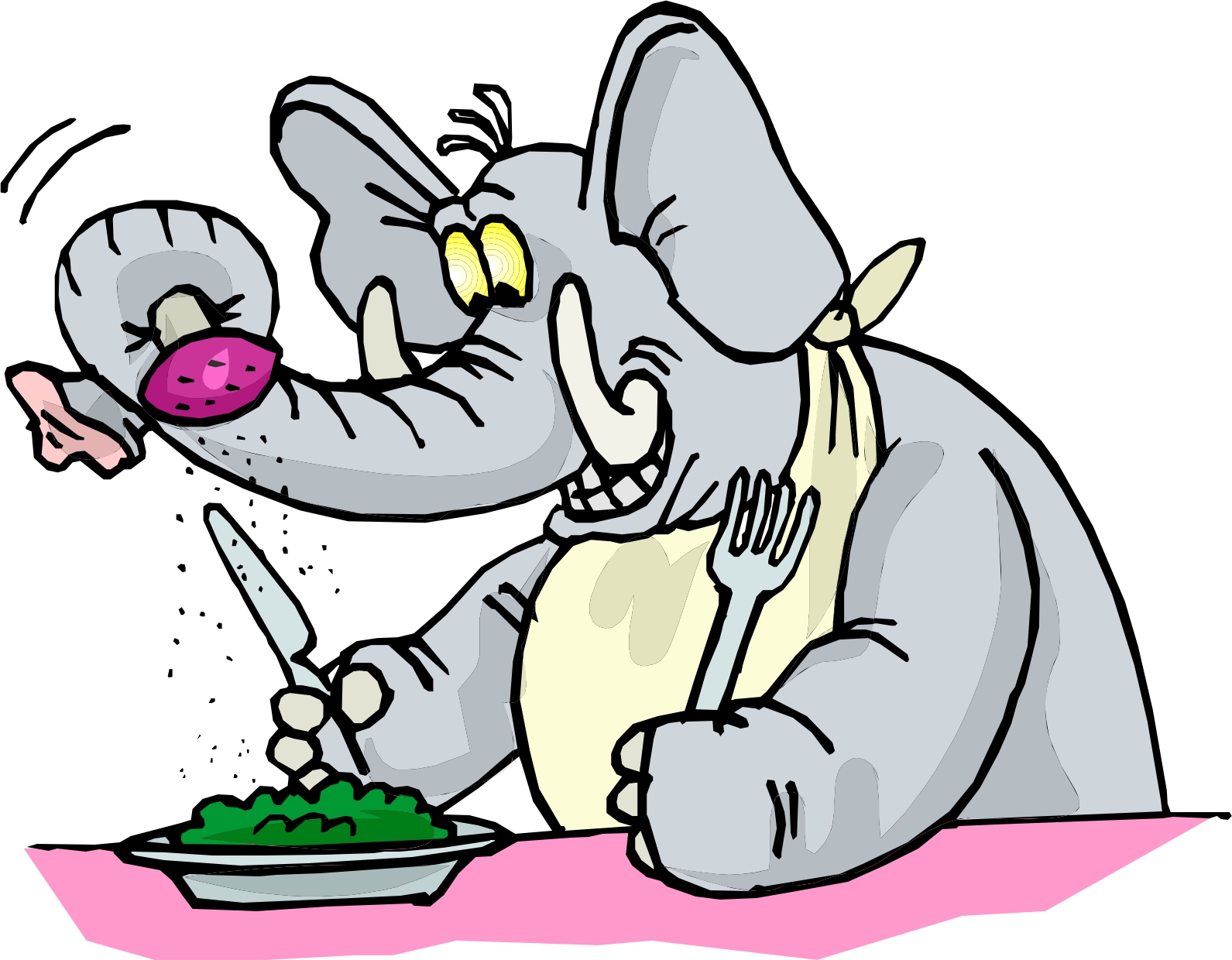 Cartoon Cow Eating - ClipArt Best