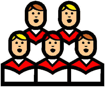 Christmas choral clipart