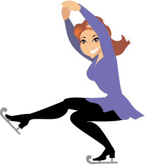 Figure skating clip art