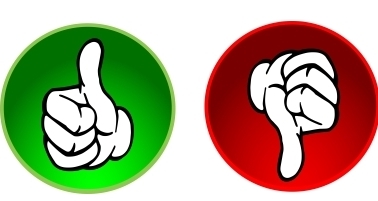 Thumbs up thumbs down clipart free - ClipartFox