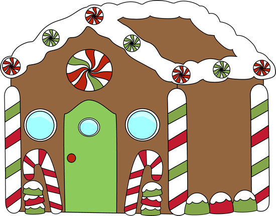 Image of Cute House Clipart #10484, Free Clip Art Candy Cottage ...