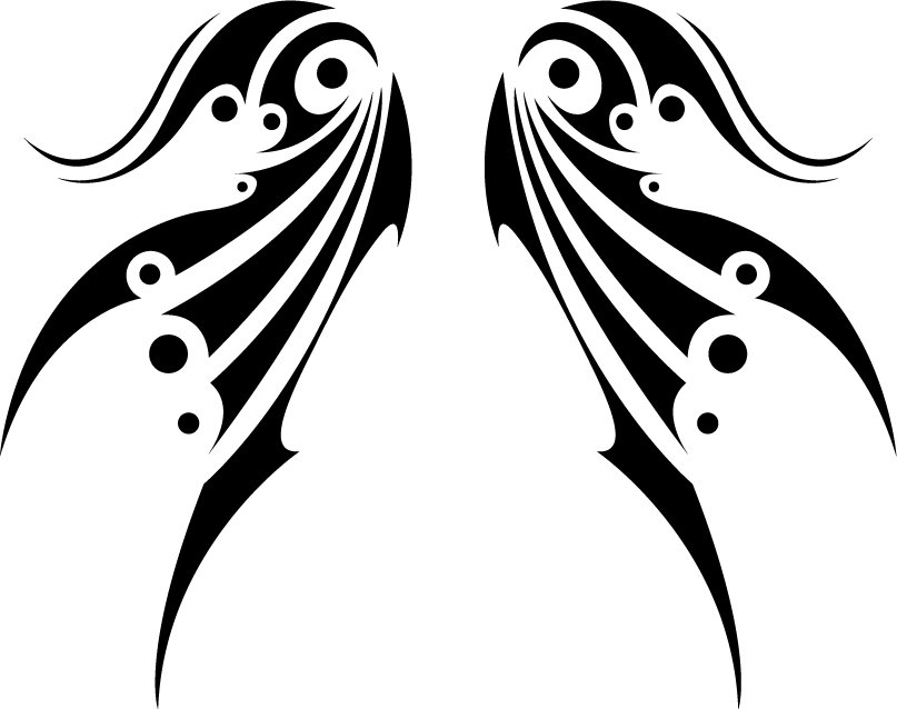 Tribal Wings - ClipArt Best