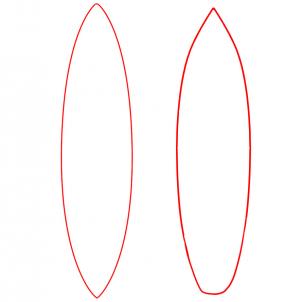 How to Draw a Surfboard, Draw Surfboards, Step by Step, Sports ...