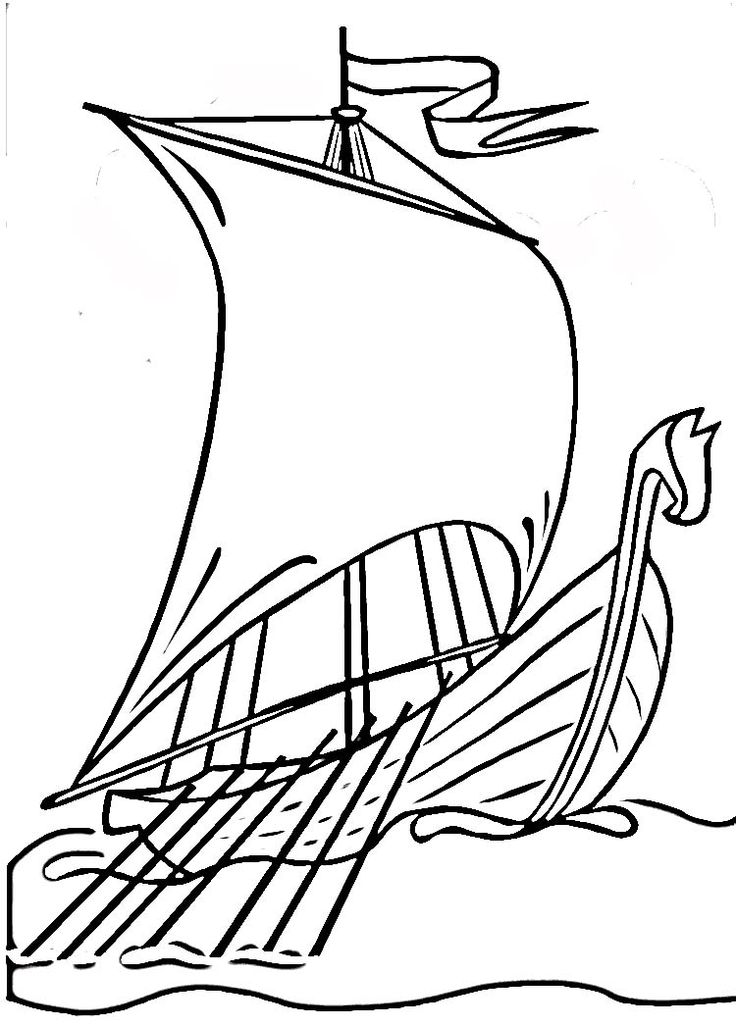 Ship Drawing | Pirate Ship Drawing ...